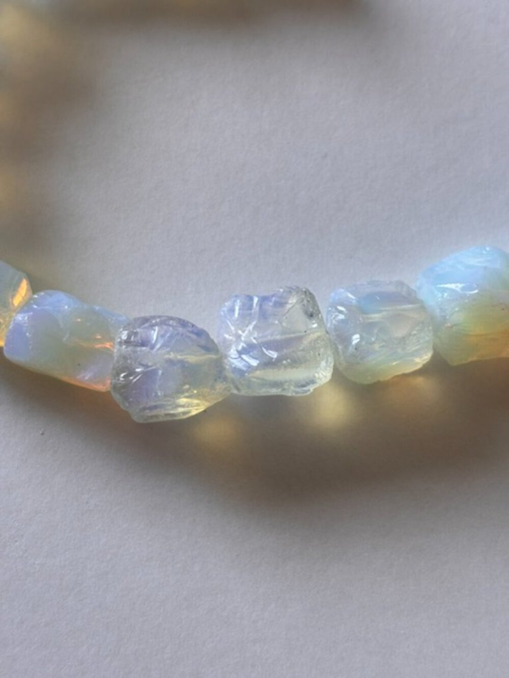Angel Aura Quartz Beads, large. Stunning iridescence